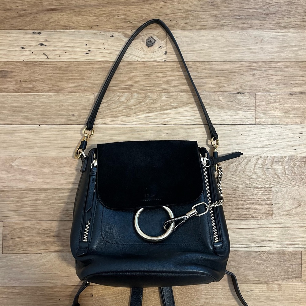 Chloè Leather Faye Backpack